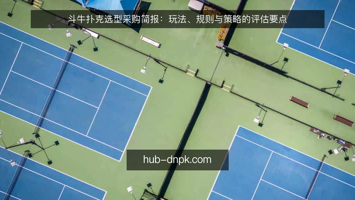 斗牛扑克选型采购简报：玩法、规则与策略的评估要点
